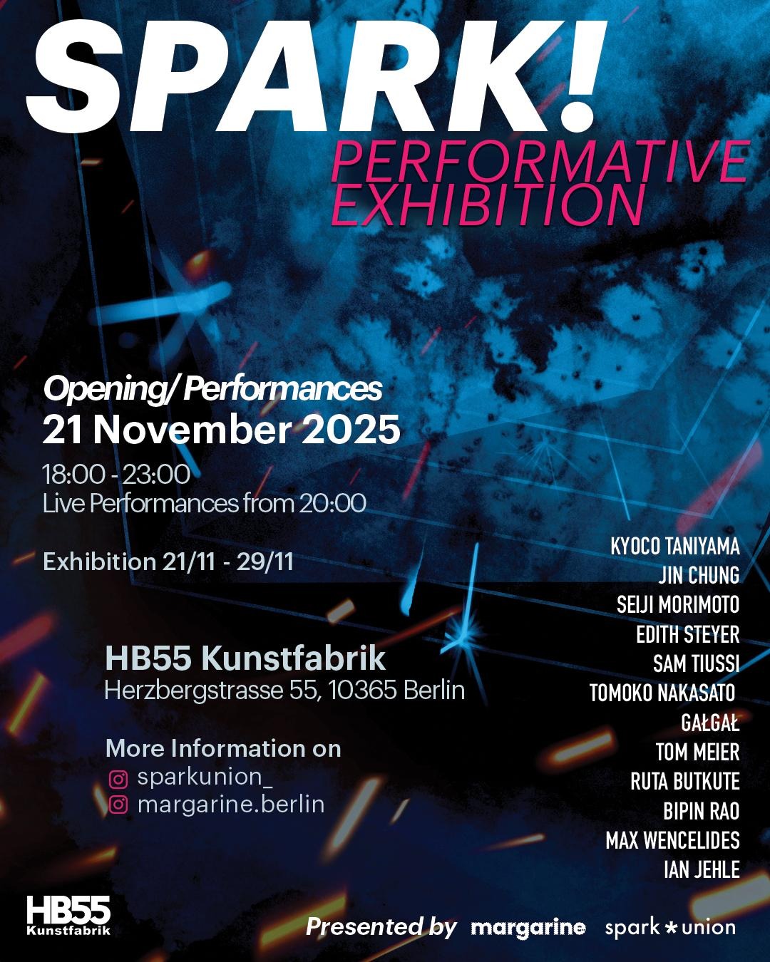 < S P A R K ! > Performative exhibition